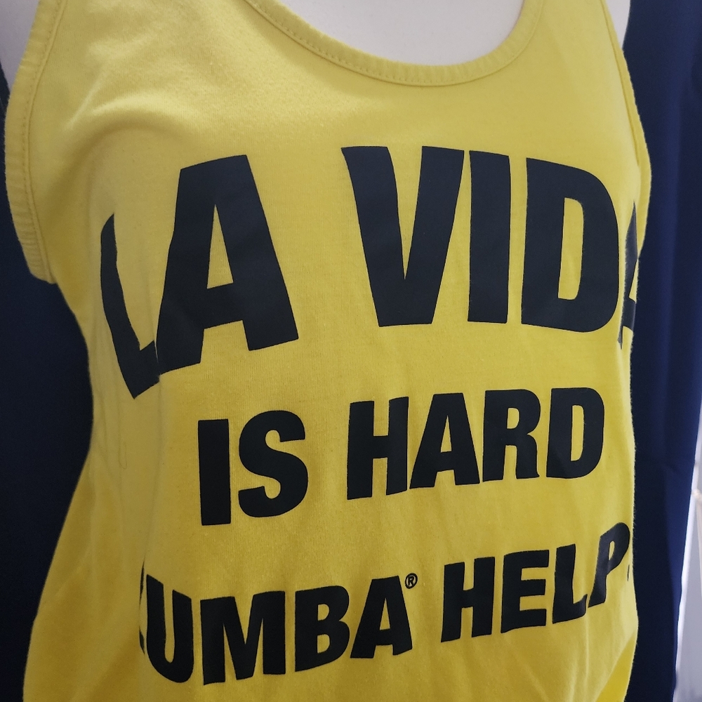 Yellow Zumba Tank Top